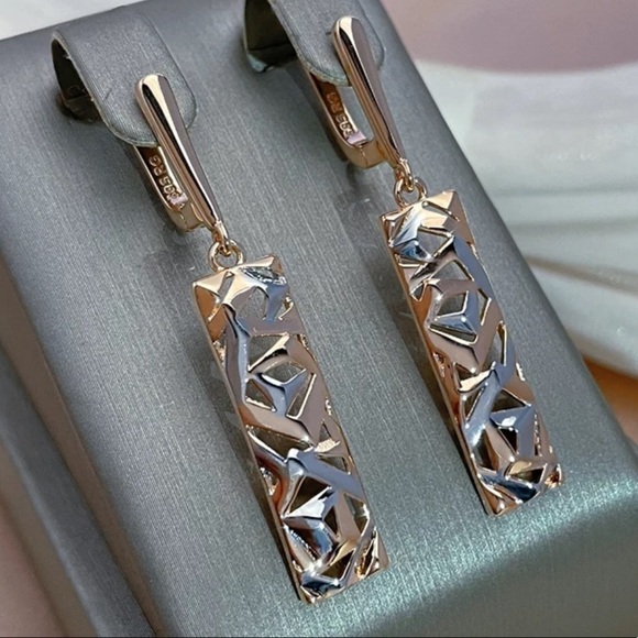 boutique Jewelry - New Simple Geometric Rectangle Drop Earrings